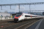 ETR 503 016-0 durchfährt am 23.03.2026 den Bahnhof Rothrist.