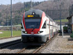 SBB - Triebzug RABe 511 022 bei der durchfahrt in Riedtwil am 2019.03.31