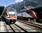 SBB - Triebzug Treffen mit dem RABe 511 022 und dem RABe 502 207 im Bahnhof Chur am 19.09.2019