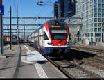 SBB - Triebzug RABe 511 011 bei der einfahrt im Bahnhof Altstetten am 21.02.2021