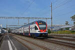 RABe 511 031 KISS, auf der S11, durchfährt den Bahnhof Rupperswil. Die Aufnahme stammt vom 07.09.2021.