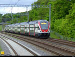 SBB - Triebzug RABe 511 026 unterwegs bei Mies am 06.05.2022