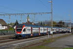 RABe 511 010 KISS durchfährt am 27.10.2022 den Bahnhof Rupperswil.