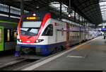 SBB - Triebzug RABe 511 045 als IR nach Zürich im Bahnhof Luzern am 08.02.2026