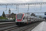 RABe 511 123 KISS durchf�hrt am 07.09.2026 den Bahnhof Rupperswil.