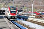 Rheintalexpress(REX)nach Chur am 04.12.13 in Sargans