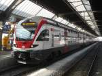 SBB - Triebzug RABe 511 028 im Hauptbahnhof Zürich am 25.01.2014