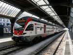 SBB - RABe 511 023-9 bei der Einfahrt in den HB Zürich am 17.05.2014