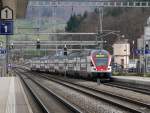 SBB - Triebzug RABe 511 038-7 bei der einfahrt in Sissach am 07.03.2015