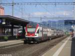 RABe 511 036 am 17.5.2015 in St.Margrethen als RE 4879 nach Chur.