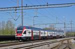 RABe 511 123 durchfährt den Bahnhof Kaiseraugst.