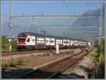 RE4870 mit 511 014 in Landquart. (03.10.2015)