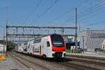 RABe 512 021-2 KISS durchfährt am 19.05.2025 den Bahnhof Rupperswil.