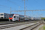 RABe 512 032-9 KISS durchf�hrt am 23.04.2026 den Bahnhof Kaiseraugst.