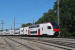 RABe 512 043-6 KISS f�hrt am 10.07.2026 Richtung Bahnhof Kaiseraugst.