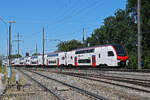 RABe 512 034-5 KISS f�hrt am 08.07.2026 Richtung Station Augarten.