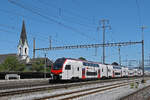 RABe 512 045-1 KISS durchf�hrt am 10.07.2026 den Bahnhof Kaiseraugst.