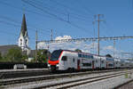 RABe 512 029.5 KISS durchf�hrt am 10.07.2026 den Bahnhof Kaiseraugst.