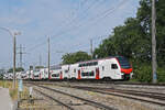 RABe 512 029-5 KISS f�hrt am 15.07.2026 Richtung Station Augarten.