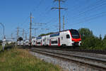 RABe 512 050-1 KISS f�hrt am 22.07.2026 Richtung Station Augarten.