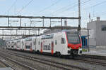RABe 512 059-2 KISS durchf�hrt am 07.09.2026 den Bahnhof Rupperswil.