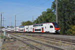 RABe 512 049-3 KISS f�hrt am 29.09.2026 Richtung Station Augarten.