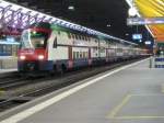 Doppeltraktion RABe 514 als S7 nach Rapperswil in Winterthur.