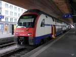 SBB - Triebzug RABe 514 038-9 als S24 nach Zug im Bahnhof Zürich am 24.01.2015