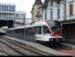 SBB - Regio nach Luzern RABe 520 02-2 im Bhf. Hochdorf am 16.07.2023