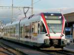 SBB - RABe 520 007-6 im Bahnhof von Lenzburg am 05.09.2008