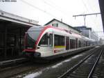 RABe 520 002-7 ''Hochdorf'' am 15.1.10 in Zofingen.