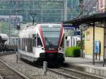 SBB - Triebzug RABe 520 000-1 bei der einfahrt im Bahnhof Emmenbrcke am 23.05.2011