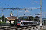 RABe 521 016, auf der S26, durchfährt am 30.05.2023 den Bahnhof Rupperswil.