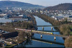 SBB RABe 521 017 / Aarebrücke Olten, 20. März 2026<br>S3 Olten - Laufen