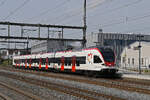RABe 521 025, auf der S23, fährt am 09.03.2026 beim Bahnhof Rupperswil ein.