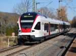 Seehas an der Haltestelle Singen-Landesgartenschau auf dem Weg von Engen nach Konstanz