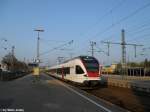 RABe 526 655-6 am 17.4.2010 in Singen(Hohentwiel). Wie im Wiesental werden auch die Regios Engen - Konstanz durch die SBB GmbH gefahren. Aus historischen Grnden aber, haben die Flirt dort die BEzeichnung 526 und nicht 521.