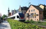 Stadler Flirt 526 652-3 als   Seehas   Konstanz - Engen, KBS 720 Konstanz - Offenburg, fotografiert in Konstanz am 17.04.2011