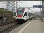 SBB - Einfahrender Triebzug RABe 521 010-9 in Prattelen am 02.05.2013