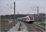 Der SBB RABe 522 210 erreicht als RE 18168 sein Ziel Meroux (TGV).