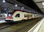 SBB - Triebzug RABe 522 209 im Bahnhof Olten am 25.12.2015