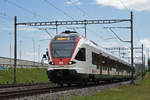 RABe 523 069, auf der S1, fährt Richtung Bahnhof SBB. Die Aufnahme stammt vom 21.05.2018.