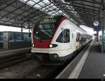 SBB - Triebzug RABe 523 027 im Bahnhof von Lausanne am 13.02.2021