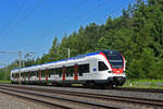RABe 523 008 fährt Richtung Bahnhof Rupperswil. Die Aufnahme stammt vom 15.06.2021.