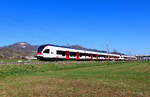 Itingen - 18. M�rz 2025 : RABe 523 008 + 523 035  Lindenberg  auf der S3, Zug 17354 von Olten nach Porrentruy. 

Link zum Video : https://www.youtube.com/watch?v=YDjb2Ub-fJM