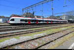 SBB - RABe 523 034 bei der einfahrt in den Bahnhof Brugg am 23.05.2026