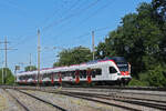 RABe 523 034, auf der S1, f�hrt am 08.07.2026 Richtung Station Augarten.