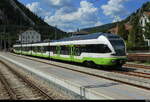 TransN - RABe 94 85 0 523 077-1 abgestellt in Fleurier am 11.07.2026