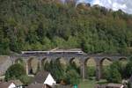Auf der alten Strecke �ber den Hauenstein verkehrt st�ndlich eine S-Bahnzug.