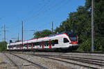 RABe 523 068, auf der S1, f�hrt am 10.07.2026 Richtung Bahnhof Kaiseraugst.